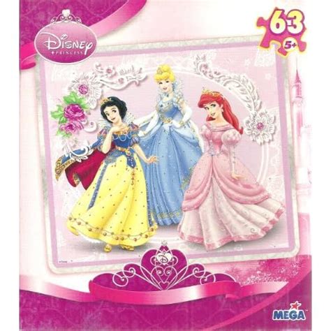 Disney Princess Posing Pretty 63 Piece Jigsaw Puzzle