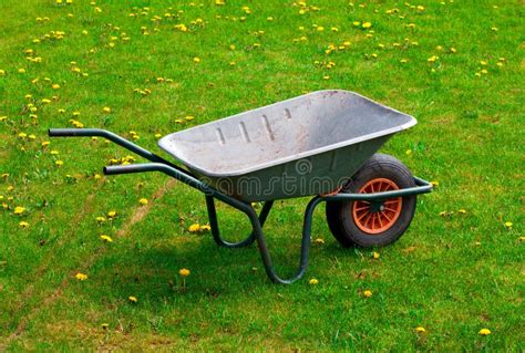 Garden-wheelbarrow stock photo. Image of growing, cultivate - 40374544