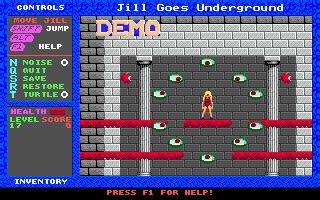 Jill of the Jungle: Jill Goes Underground Screenshots for DOS - MobyGames