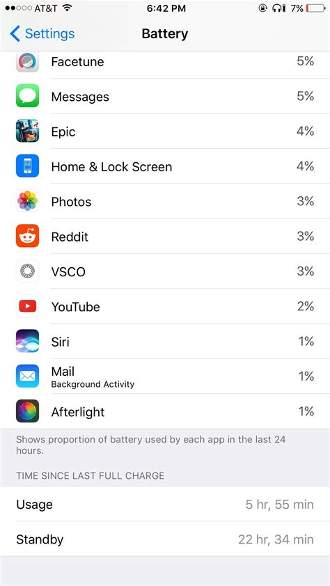 Battery Stats for iOS 10.2.1 Beta 2 on iPhone 6s Plus. Battery ...