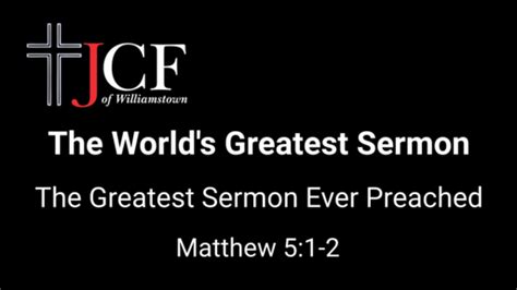 The Greatest Sermon Ever Preached - Logos Sermons