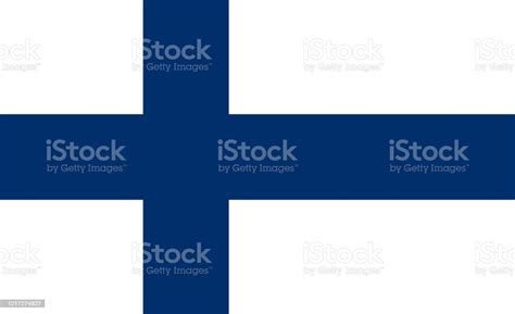 An Illustration Of Finnish Flag Stock Illustration - Download Image Now ...