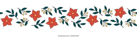 416 Poinsettia Border Images Images, Stock Photos, 3D objects, & Vectors | Shutterstock