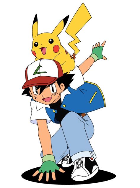 Ash e Pikachu Pokémon PNG - Artes Tops de Ash e Pikachu em PNG | Pokemon poster, Ash pokemon ...