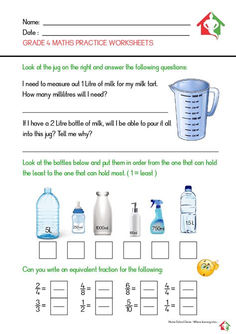 Grade 4 Maths practice worksheets - Teacha!