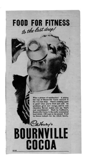 VINTAGE 1940'S THE Australian Women's Weekly Cadbury's Bournville Advertisement $3.24 - PicClick