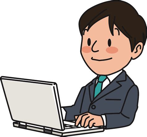 Download Man Is Using Laptop Computer SVG | FreePNGImg