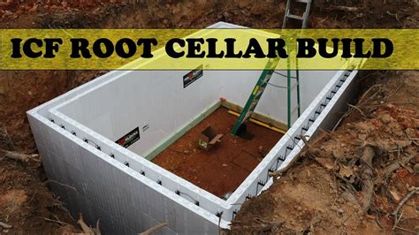 ICF ROOT CELLAR BUILD - YouTube