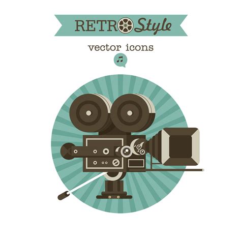 Vintage film camera. Vector emblem. Logo. 5657050 Vector Art at Vecteezy