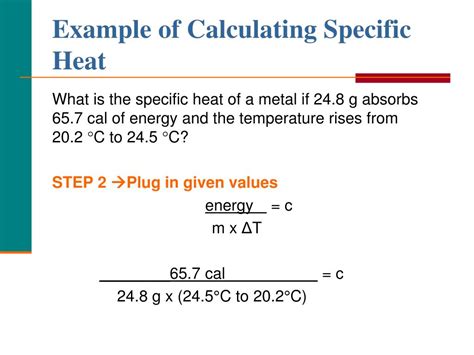 Heat Capacity And Specific Heat Worksheet - Printable Calendars AT A GLANCE