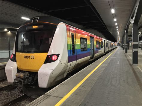 LGBT+ celebratory livery on a Siemens Desiro City Class 700 Electric ...