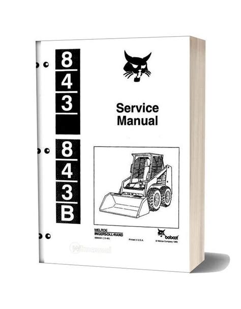 Bobcat 843 843b Service Manual