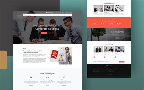 Partnership Premium Website Template » W3Layouts