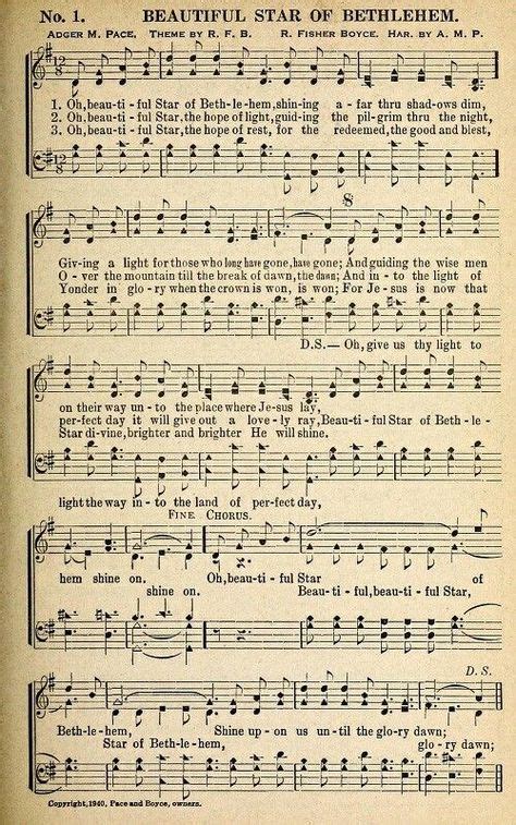 Beautiful Star of Bethlehem (1940) | Christmas sheet music, Popular ...