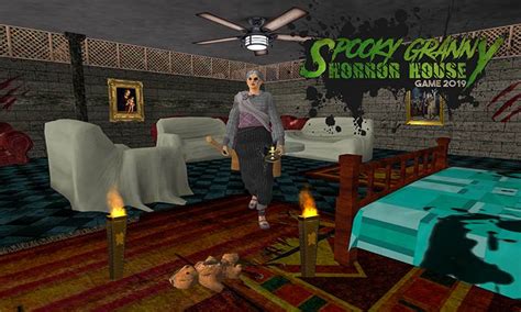 Spooky Granny Horror House Game