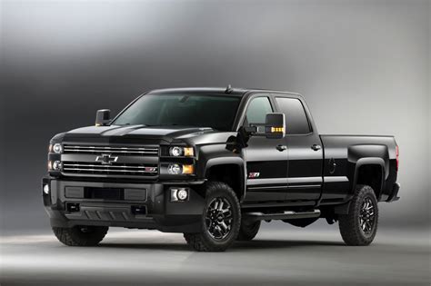 2016 Chevrolet Silverado 1500 unveiled, 2500 Z71 Midnight Editions