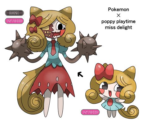 FANART POPPY PLAYTIME pokemon miss delight by murasakigezigezi on ...