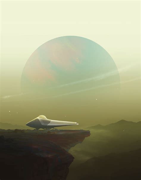 Arte Sci Fi, Sci Fi Art, Landscape Artwork, Fantasy Landscape, Scifi ...