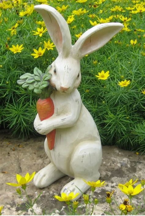 Rabbit Garden, Rabbit Art, Bunny Rabbit, Rabbit Decor, Primitive Homes, Country Primitive ...