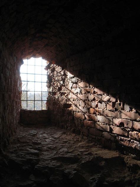 A ray of light from ancient window. A ray of light from ancient prison ...