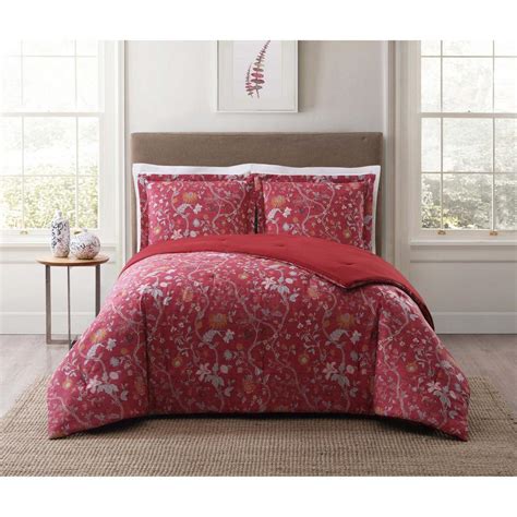 Style 212 Bedford Red Twin XL Comforter Set-CS1900RDTX-1500 - The Home ...