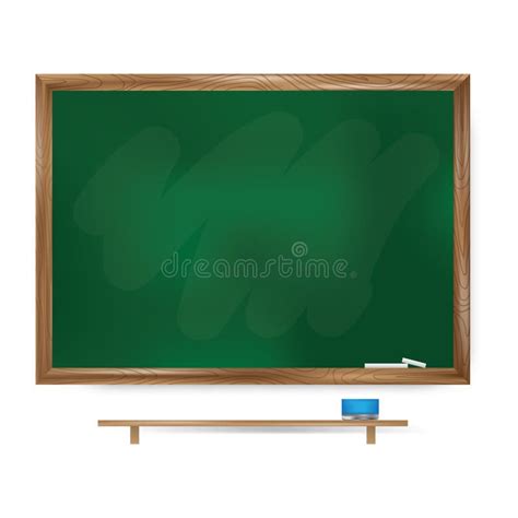 Green Chalkboard. Vector Illustration Decorative Design Stock ...