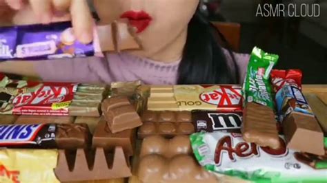 SATISFYING ASMR ANYTHING CHOCOLATE EATING COMPILATION | Chocolate, Crunchy potatoes, Sour pickles