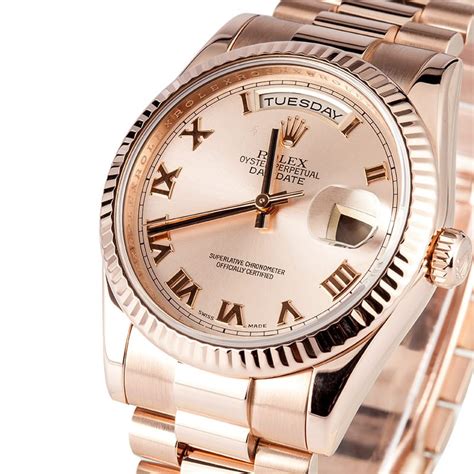 Rolex President Rose Gold - Bob's Watches - FREE Shipping.