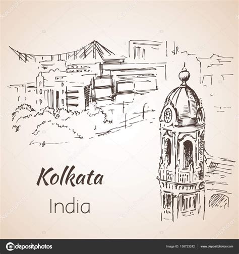 Cityscape Kolkata Sketch - img-primrose