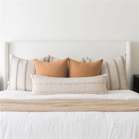 King Bed Pillow Covers Set 3 – Woven Nook