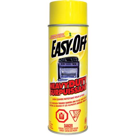 Easy-Off Heavy-Duty Oven Cleaner, Aerosol Spray, Lemon Scent, 600 g ...