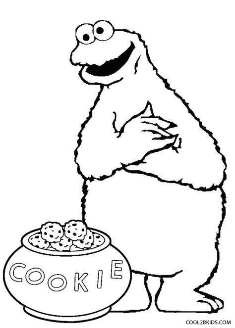 Baby Cookie Monster Coloring Page at GetColorings.com | Free printable ...