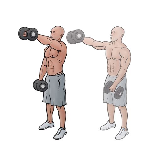 How to perform Dumbbell One Arm Front Raise - Focused on Fit