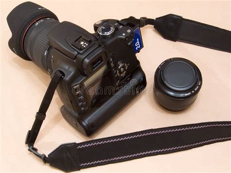 Canon EOS 350D Digital Rebel DSLR Camera (unbranded) Stock Image ...