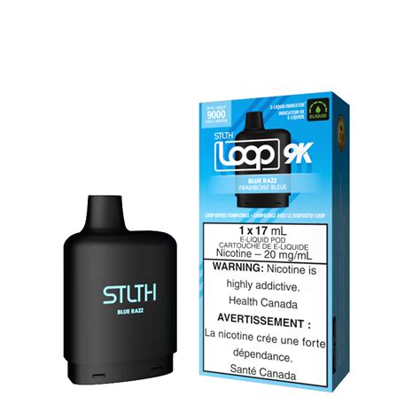 STLTH Loop 9K Pod - Blue Razz | Theravape Vape Shop Canada – TheraVape Inc.