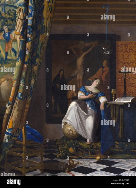 The Allegory of the Faith. Museum: Metropolitan Museum of Art, New York. Author: Vermeer, Jan ...