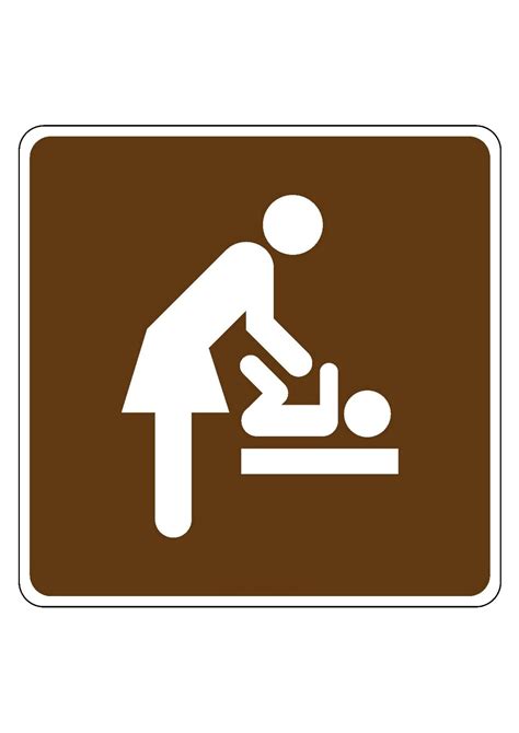 Free Printable Bathroom Sign Templates [PDF] Toilet Sheet