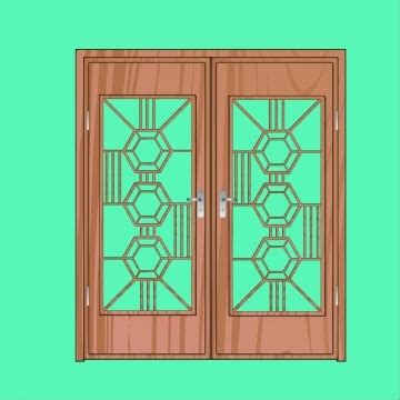Wood Door Vector Hd Images, Door Vector Art Wood Design, Door, Vector, Art PNG Image For Free ...