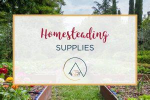 The Best Homesteading Supplies - Our Blue Ridge House