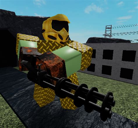 Golden Minigunner | Roblox Tower Battles (Fan Ideas) Wiki | Fandom