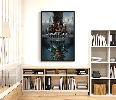 Wakanda Forever New Poster, Wakanda Forever Black Panther Poster, Black ...