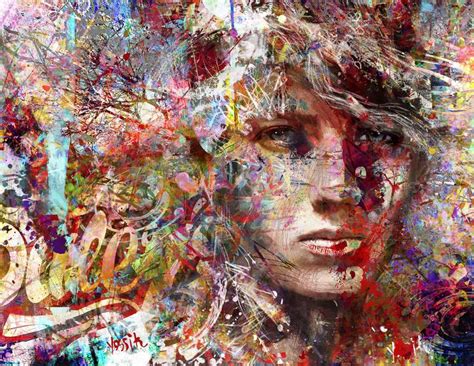 conflict Painting by yossi kotler | Saatchi Art