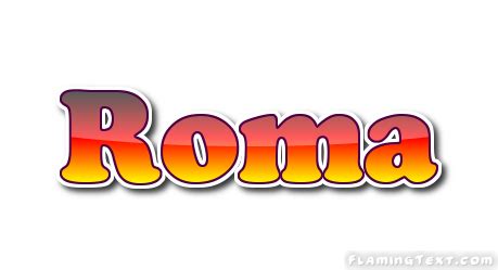 Roma Logo | Free Name Design Tool from Flaming Text