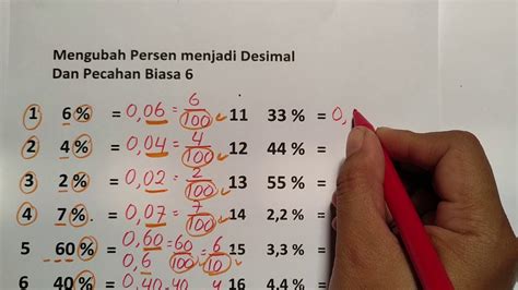 Persen Soal Matematika Kelas 4 Pecahan Desimal Baraja Online | Hot Sex Picture