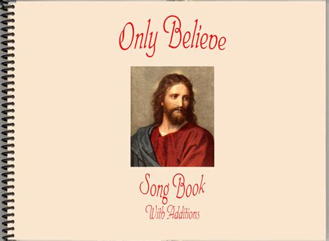 Only Believe Songbook - English Songbook