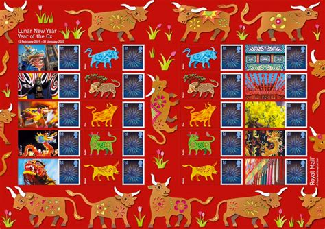 Year of the Ox (Lunar New Year) (UK 2020-21) | virtualstampclub.com