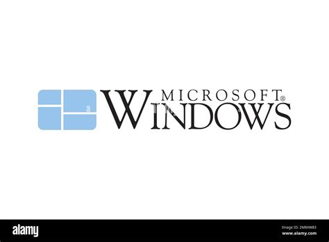 Windows 2. 1x, Logo, White background Stock Photo - Alamy