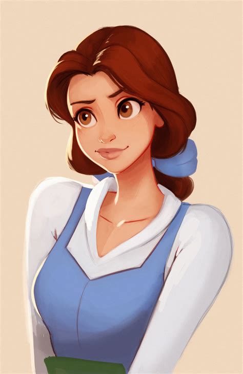 Belle - Disney Fan Art (42825968) - Fanpop