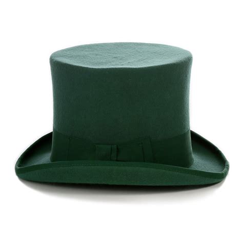 Hunter Green Top Hat | Mad Hatter Hat | Steampunk Hat | FERRECCI USA – FHYINC