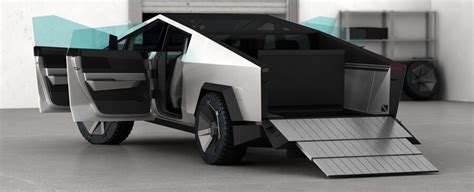 Tesla Cybertruck 2020 (Opening doors and trunk) 3D Model $109 ...